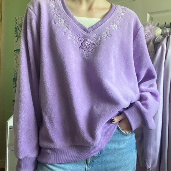 ✨SOLD✨ lavender sweater 💜 - Picture 1 of 10